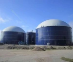 BSL glass fused to steel bolted tank for biogas project