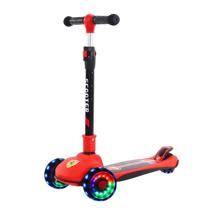 Buy 10 get 1 free manual kick kids scooter cheap child scooter 3 wheel foot kick scooter for kids