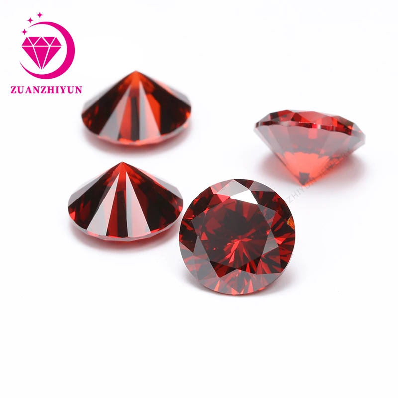 buy gemstones online round garnet color bright cutting gem wholesale