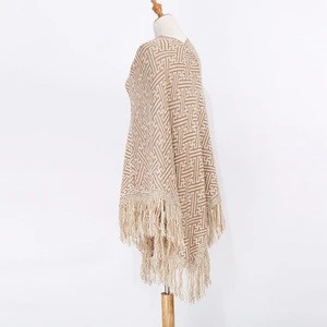 B&Y Handwork Woolen Knit Muslim Winter Scarf Shawl For Women Gift