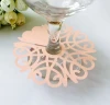 BZ-1 Laser Cut Special Design Glass Name card, Wedding accessories and Party docerations