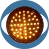 CE IP65 100mm yellow traffic lights flashing