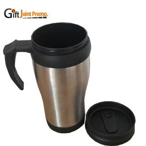 Cheap customized logo travel stainless steel mug