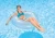 Import Cheap price Customized suitable for adult kids Inflatable white plastic pvc air clear Glossy Crystal transparent swim ring from China