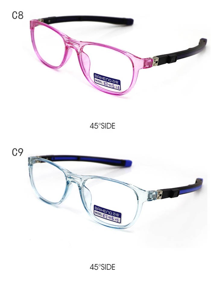 children classic  trendy TR Material Double Color Optical Eyeglasses Frames For Kids