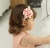 Import Children Hair Accessories Rose Flower Skinny Elastic Hair Strap Kids Cute Pink Flower Headbands Ribbon Flower Hair Bands from China