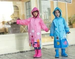 Children Raincoat 2016 New Cartoon Cape-style Girl Boy Children Kids Students Bicycle Poncho Rain Coat Waterproof Rainwear