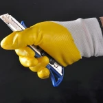 China cheap yellow work glove en388 NT-1203