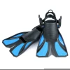 China custom 39-43 adjustable strap open heel general purpose soft rubber swim free diving fins flipper shoes