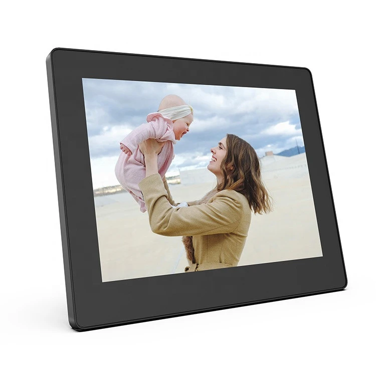 China factory custom 8 inch hd lcd display bluetooth wifi photo picture frame advertising digital photo frame
