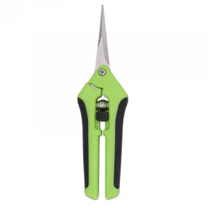 China factory multifunctional gardening trimming scissors stainless steel straight bend pruning shears
