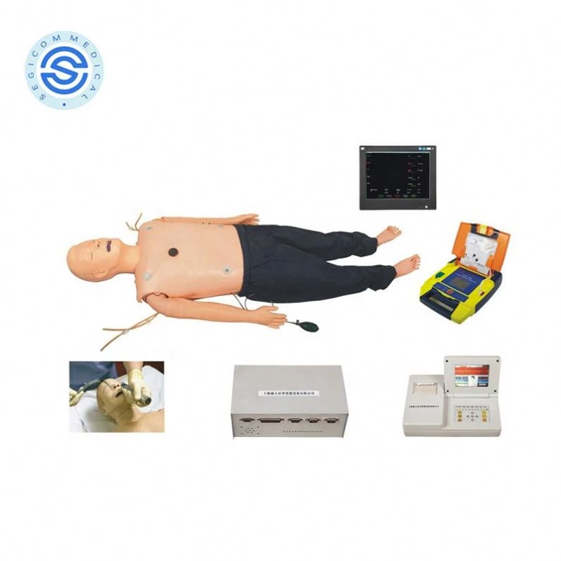 China high quality magnified human model realistic medical educational use ACLS training manikin model for CPR science teaching