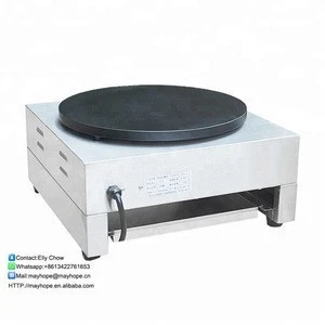 China manufacture cheap price rotating pancake crepe making machine,automatic pancake maker machine