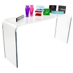 China manufacturer high quality new clear luxury acrylic console table