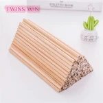 China marketnewest and cheapest products stationery wholesale Logo printed custom natural wood pencils