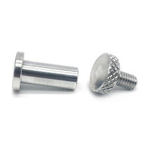 China OEM nickel plated Slotted Head Male and Female screw custom m2 Stainless steel book binding barrels post Chicago Screws