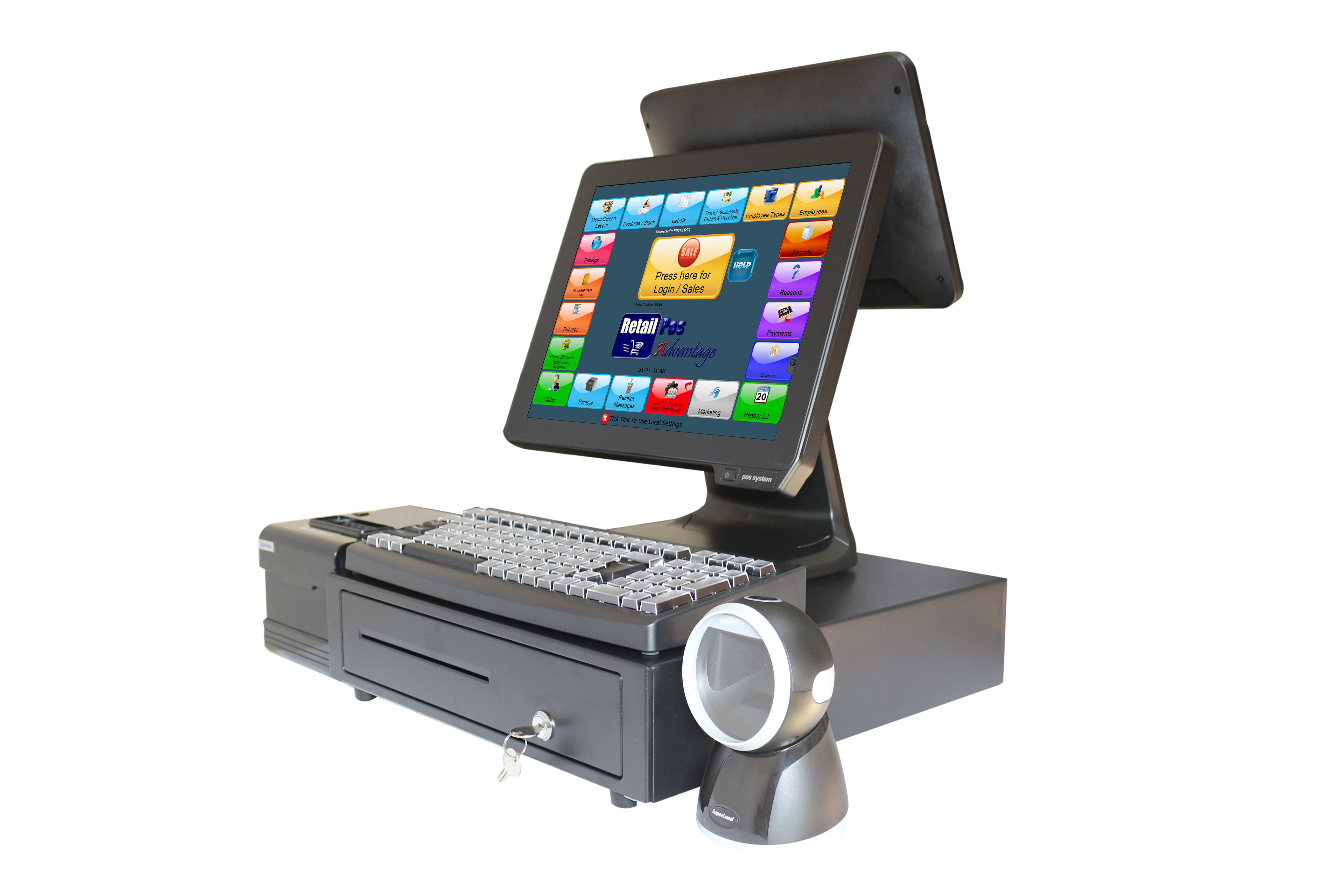 Round Pos Machine Buy China Pos 15 Inch True Flat Dual Touch Screen All In One Posmachine ...