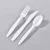 Import China Supplier Wholesale Dinner Disposable Plastic Long Handle Fork from China