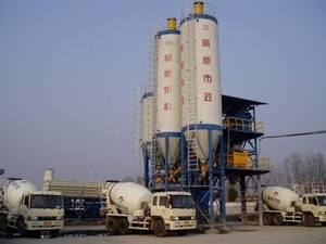 China Wet Mix HZS60 Concrete Admixture Mixing Plant