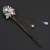 Import Chinese Classic Wenge Hair Stick Palace Style Wooden Elegant Pendant Hairpin from China