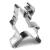 Import Christmas Animal Biscuit Reindeer Stainless Steel Cookie Cutter Cake Tools from China