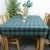 Import Christmas Day table cloth buffalo plaid table cloth cotton fabric heat resistant fast shipping high class cloth for dinner from China