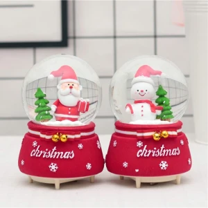 Christmas snow globe with led light  snow globes water ball