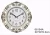 Import Classic Villa Wall Clock Antique White Grey Plastic Wall Clock Antique Style from China