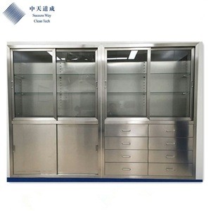 Clean Room Stainless Steel Medical Instrument Cabinet for Clinic