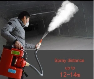 Cleaning and fogging disinfection equipment for air duct and other places office building school hospital with high power