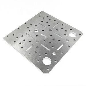CNC Precision Machined Aluminum 6061 Perforated Screen Filter Plate