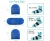 Cold Therapy Socks (w/Compression Strap) - Extra Arch and Plantar Fasciitis Relief - (for feet, Heels, Pain, Swelling)