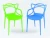 Import colorful cheap pp dining chair for casino,restaurant chair from China