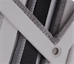 Combonation strip Monel wire EMI gaskets