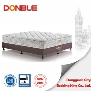 comfortable Double pillow top bonnell spring mattress