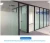 Import Commercial double glass Japan aluminum office partition with louver  wall partition from China