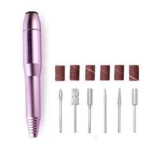 Compact Electrical Professional Nail File Kit Manicure Pedicure Polishing Shape Tools Portable Electric Nail Drill