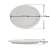 Import compostable dishware take away plates for restaurant,  disposable plates for dinner, 10 inch bagasse oval plate from China