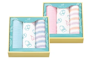 Cotton 4 Layer Square Shape Muslin Swaddle Blanket For Baby Gift Set