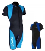 CR glide skin 3mm neoprene surf shorty surfing wetsuit  long sleeve short leg wetsuit