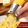 Creative kitchen cooking  corn threshing peeled corn kernels stainless steel 304 mini corn threshing