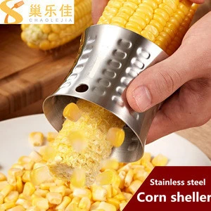 Creative kitchen cooking  corn threshing peeled corn kernels stainless steel 304 mini corn threshing