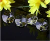 crystal glass 8 facetes octagon beads parts for chandelier lighting lamps