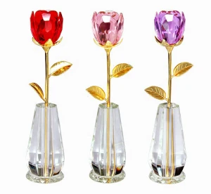 Crystal rose unique gift valentine&#x27;s Day Thanksgiving mother&#x27;s day girl&#x27;s birthday gift best gift for girlfriend, wife and woman