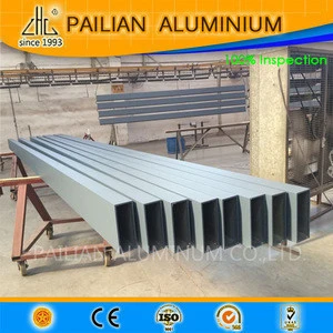 Custom aluminium tube sizes , aluminium square tube pipes in construction for leveling
