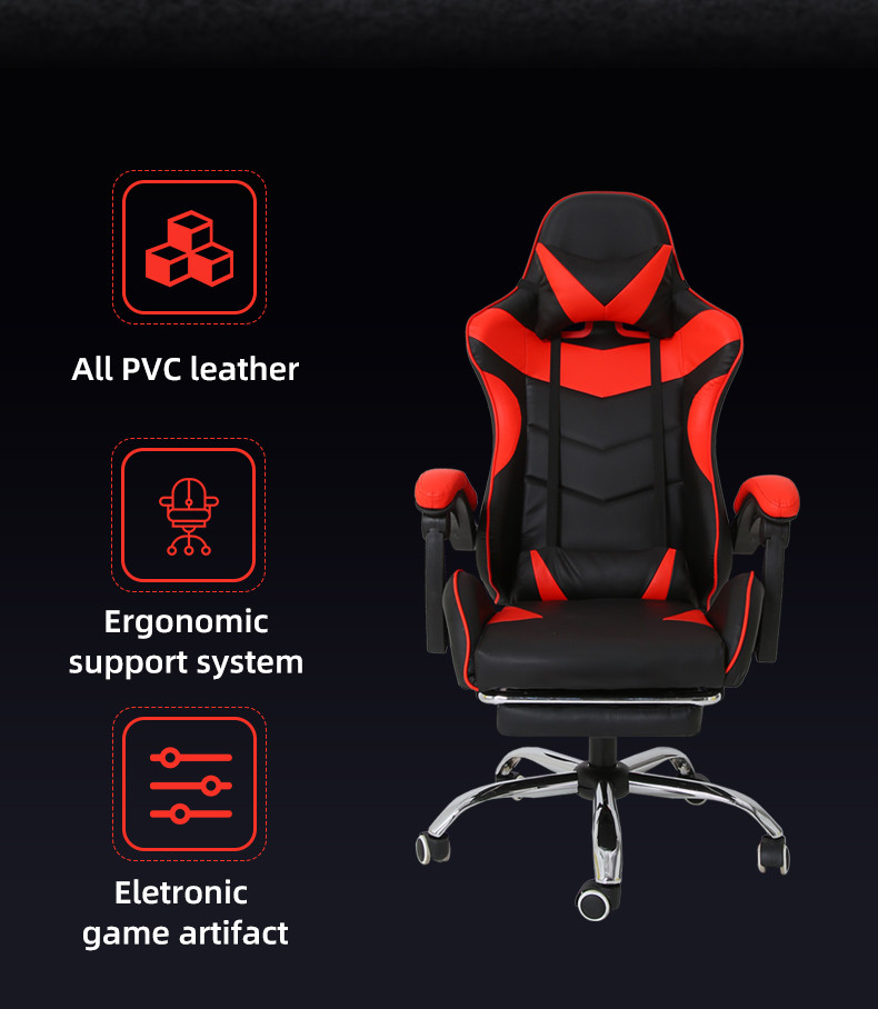 Red Racing Computer Chair Buy Custom China Black Red Pu Leather Office Adult Ergonomic Racing ...