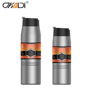 Custom color and logo wholesale thermos vacuum stainless steel flask bottle