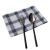 Import Custom Cotton Checkered Cloth  Buffalo Plaid Napkins Washable Gingham Oversized Dinner Napkins Stain Resistant Table Napkin from China