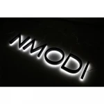 Custom designs metal alphabet backlit 3D LED illuminated channel sign ending carnival letters