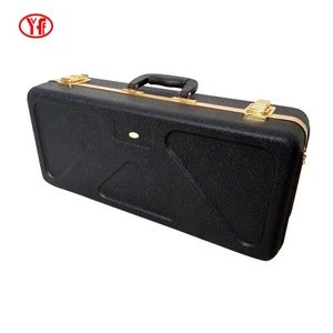 Custom good quality hard shell musical instrument box shockproof protective trombone  carrying bag abs tool  case